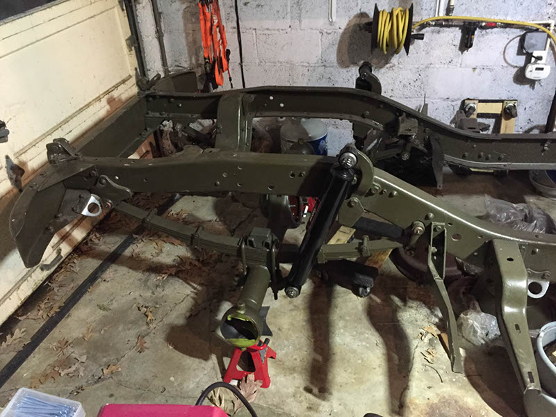 Front Axle in with new shocks