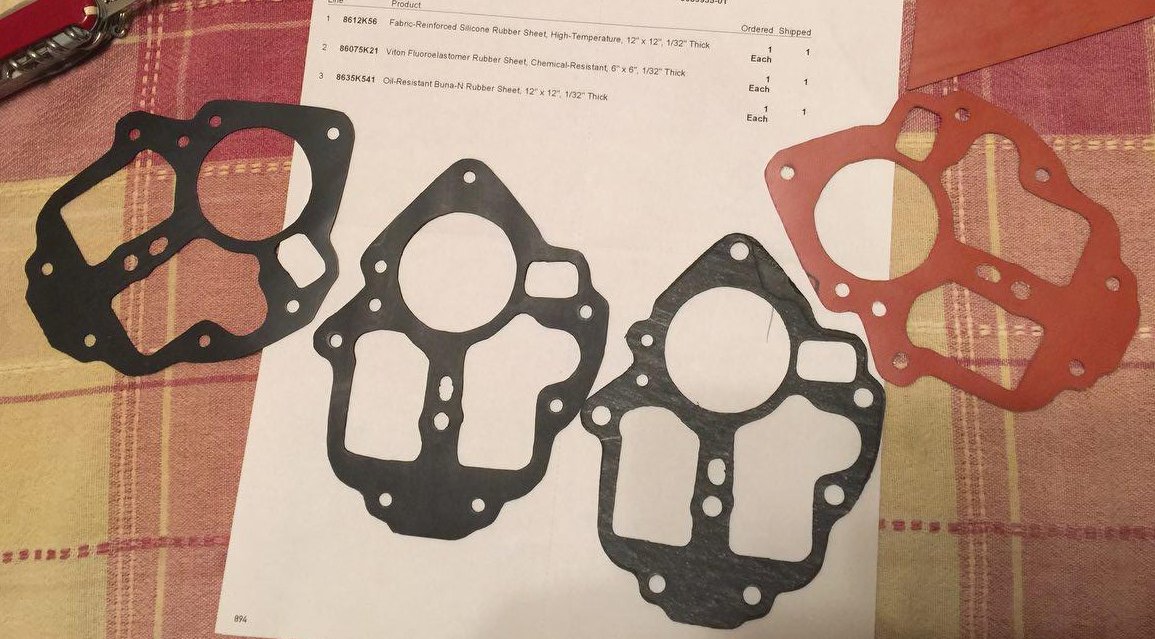 Making a better carburetor gasket