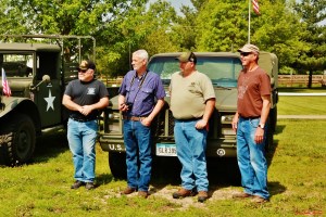 Left To Right, Mark (Veteran) Tim, Sammy, Lloyd (Veteran)