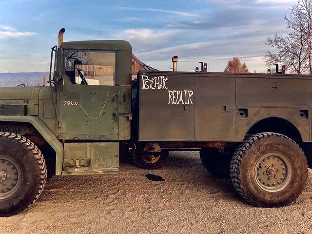 Tribute to Vietnam gun truck (hand lettered by me)